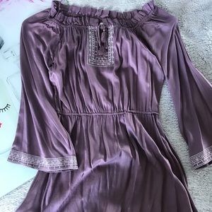 Plum color flowy top